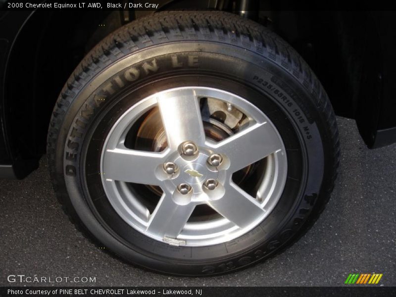 Black / Dark Gray 2008 Chevrolet Equinox LT AWD