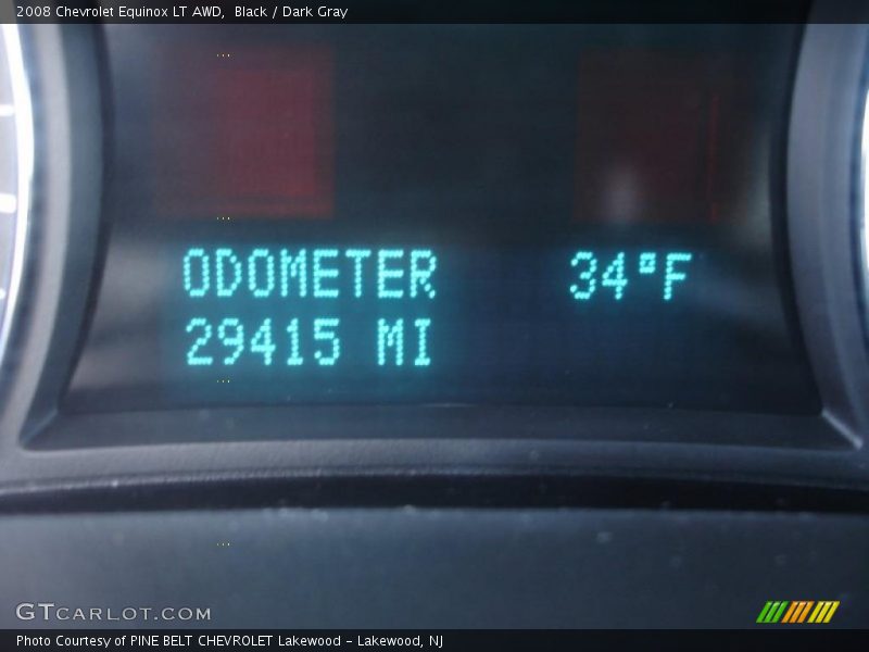 Black / Dark Gray 2008 Chevrolet Equinox LT AWD