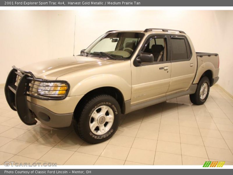 Harvest Gold Metallic / Medium Prairie Tan 2001 Ford Explorer Sport Trac 4x4
