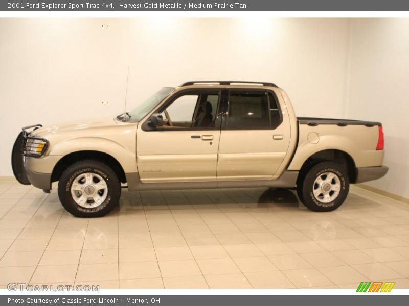 Harvest Gold Metallic / Medium Prairie Tan 2001 Ford Explorer Sport Trac 4x4