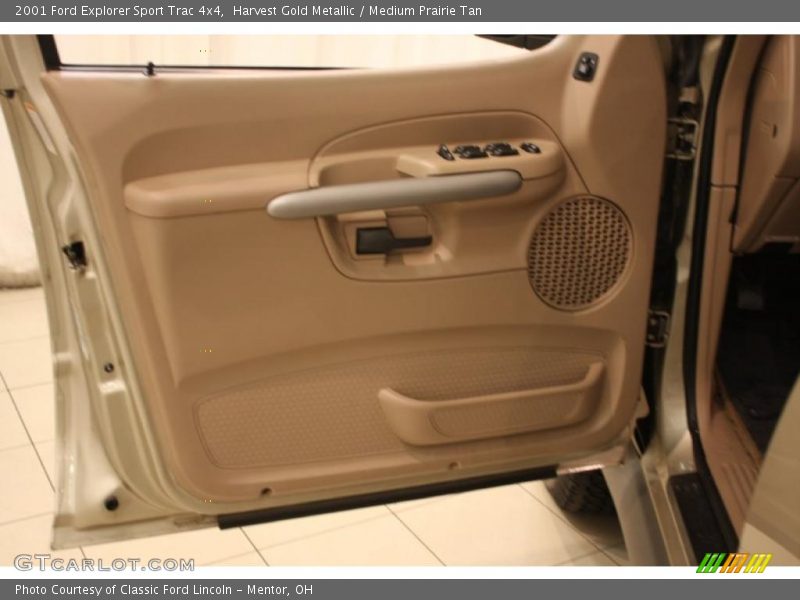 Harvest Gold Metallic / Medium Prairie Tan 2001 Ford Explorer Sport Trac 4x4