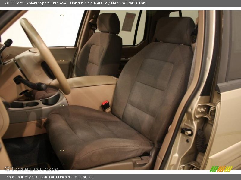 Harvest Gold Metallic / Medium Prairie Tan 2001 Ford Explorer Sport Trac 4x4