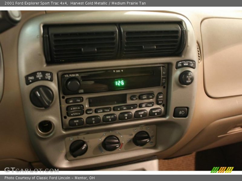 Harvest Gold Metallic / Medium Prairie Tan 2001 Ford Explorer Sport Trac 4x4