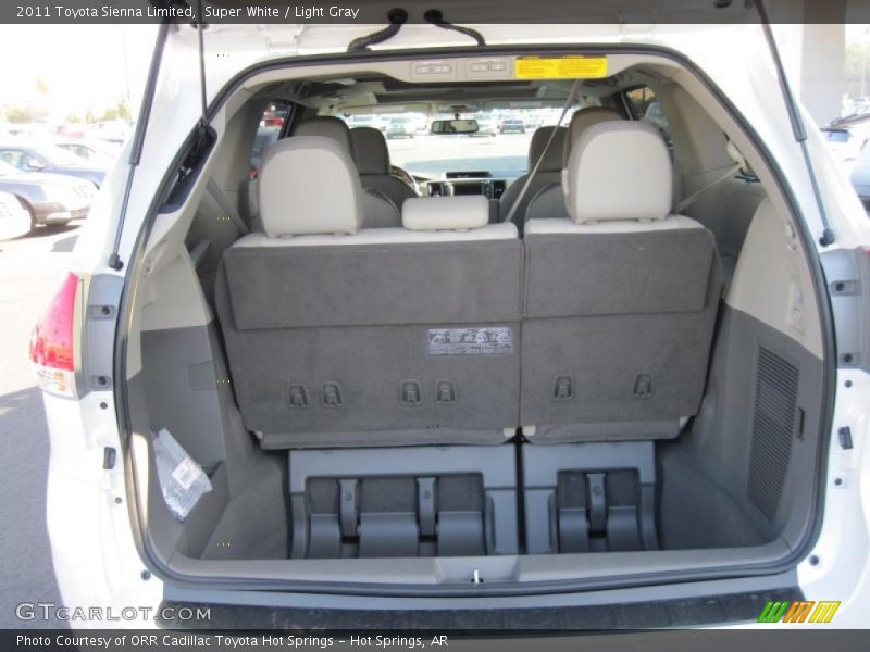  2011 Sienna Limited Light Gray Interior