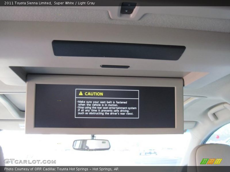 Super White / Light Gray 2011 Toyota Sienna Limited