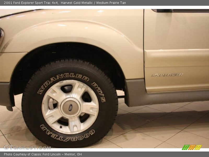 Harvest Gold Metallic / Medium Prairie Tan 2001 Ford Explorer Sport Trac 4x4