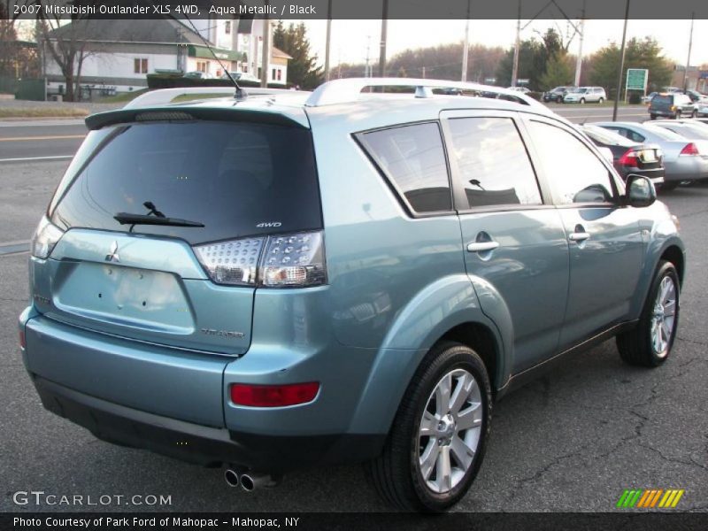 Aqua Metallic / Black 2007 Mitsubishi Outlander XLS 4WD