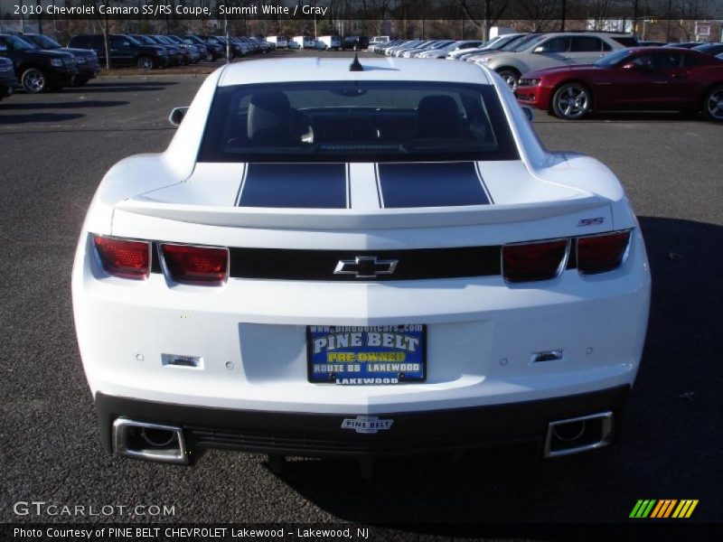 Summit White / Gray 2010 Chevrolet Camaro SS/RS Coupe