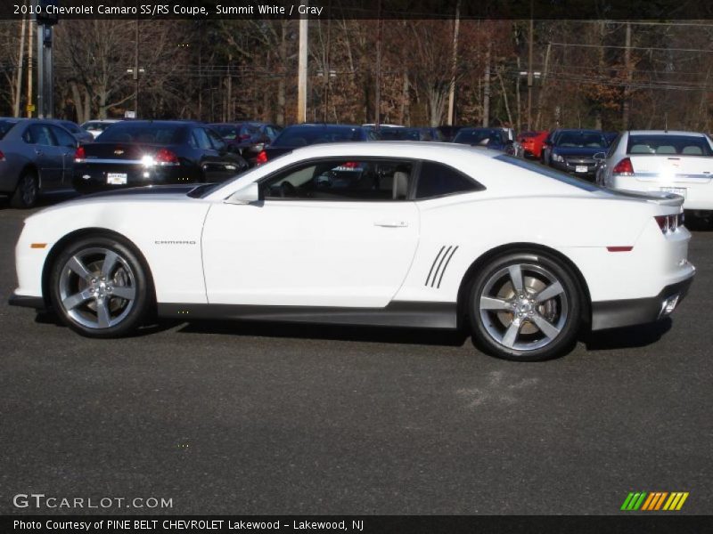 Summit White / Gray 2010 Chevrolet Camaro SS/RS Coupe