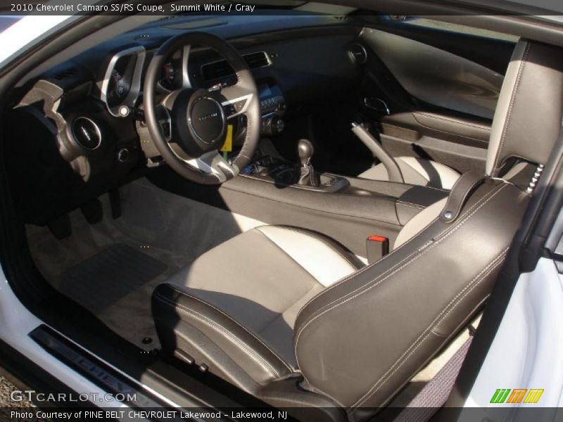  2010 Camaro SS/RS Coupe Gray Interior