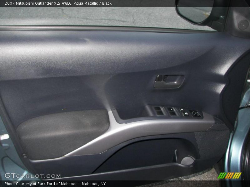 Aqua Metallic / Black 2007 Mitsubishi Outlander XLS 4WD