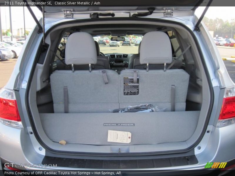  2011 Highlander SE Trunk