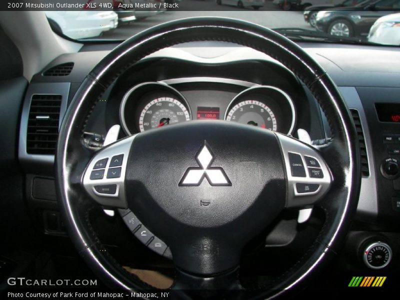 Aqua Metallic / Black 2007 Mitsubishi Outlander XLS 4WD