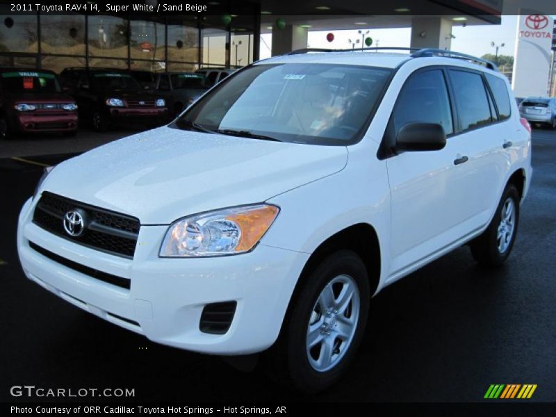 Super White / Sand Beige 2011 Toyota RAV4 I4