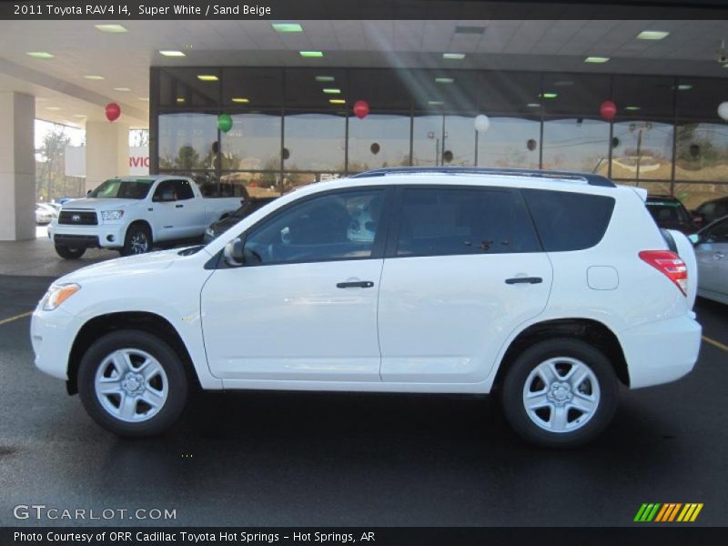 Super White / Sand Beige 2011 Toyota RAV4 I4