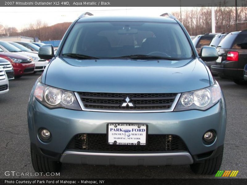 Aqua Metallic / Black 2007 Mitsubishi Outlander XLS 4WD