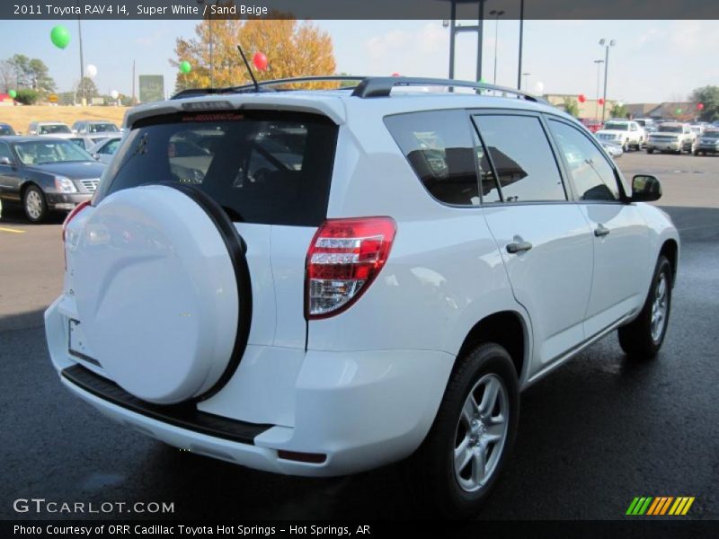Super White / Sand Beige 2011 Toyota RAV4 I4