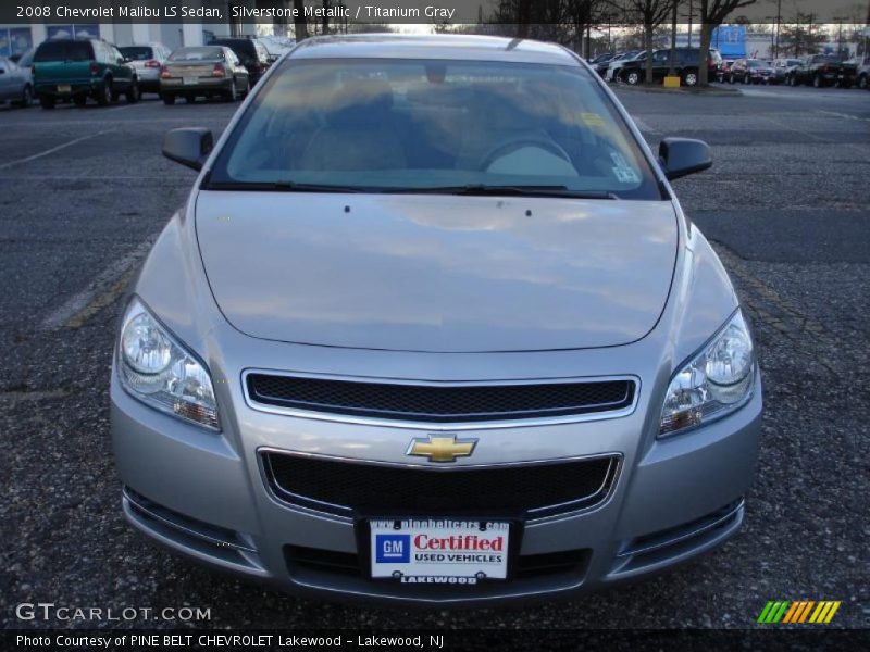 Silverstone Metallic / Titanium Gray 2008 Chevrolet Malibu LS Sedan