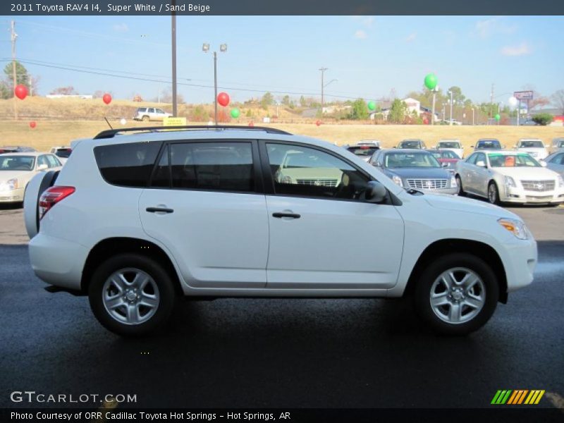 Super White / Sand Beige 2011 Toyota RAV4 I4