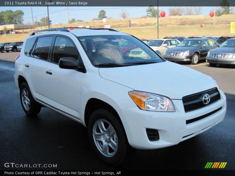 Super White / Sand Beige 2011 Toyota RAV4 I4