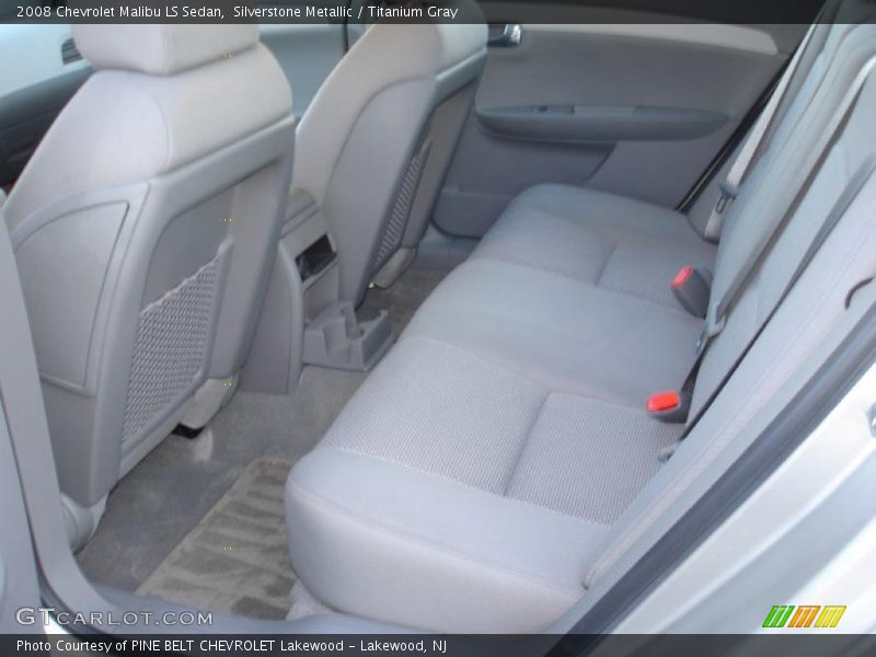 Silverstone Metallic / Titanium Gray 2008 Chevrolet Malibu LS Sedan