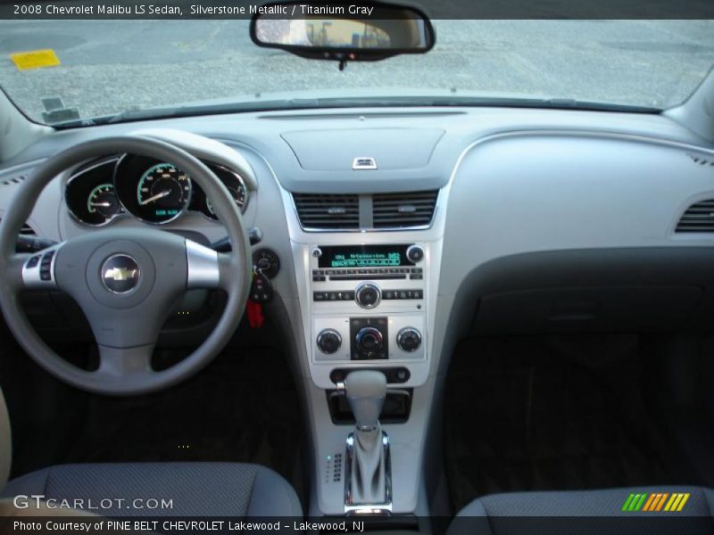 Silverstone Metallic / Titanium Gray 2008 Chevrolet Malibu LS Sedan