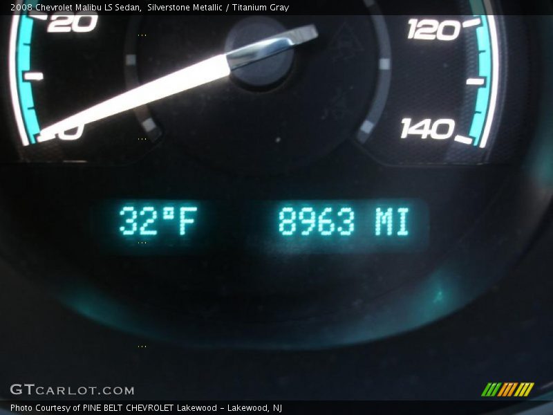 Silverstone Metallic / Titanium Gray 2008 Chevrolet Malibu LS Sedan