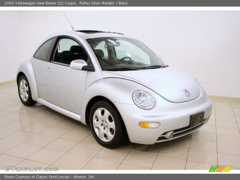 Reflex Silver Metallic / Black 2003 Volkswagen New Beetle GLS Coupe