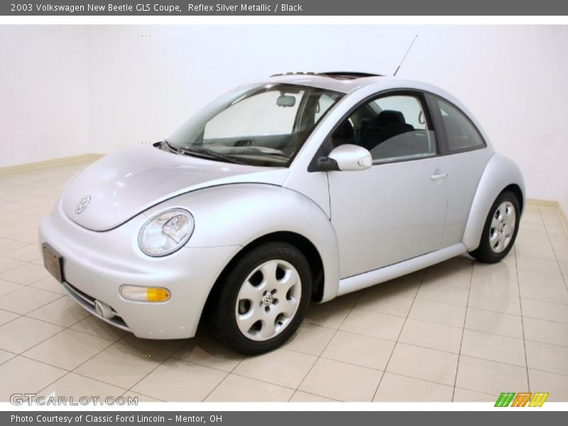 Reflex Silver Metallic / Black 2003 Volkswagen New Beetle GLS Coupe