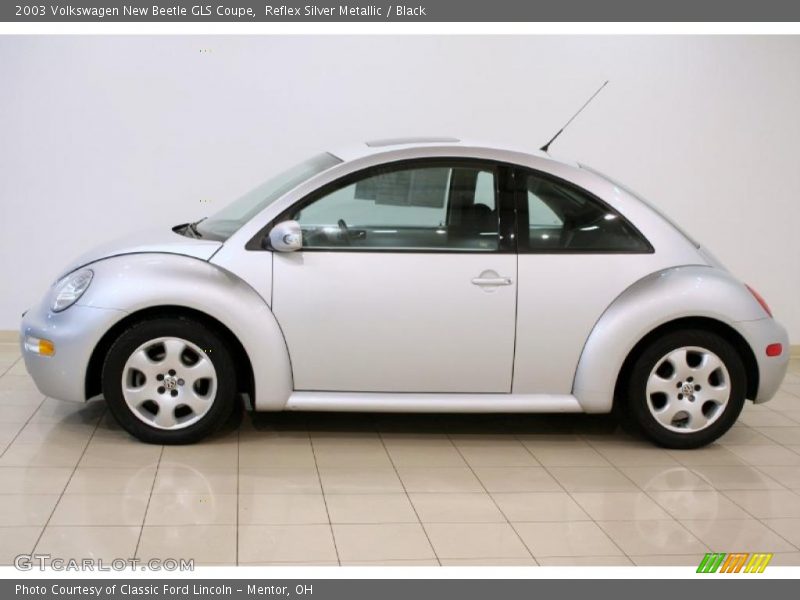 Reflex Silver Metallic / Black 2003 Volkswagen New Beetle GLS Coupe