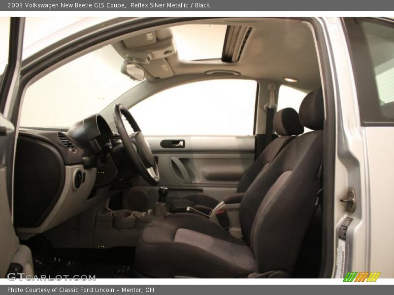 Reflex Silver Metallic / Black 2003 Volkswagen New Beetle GLS Coupe