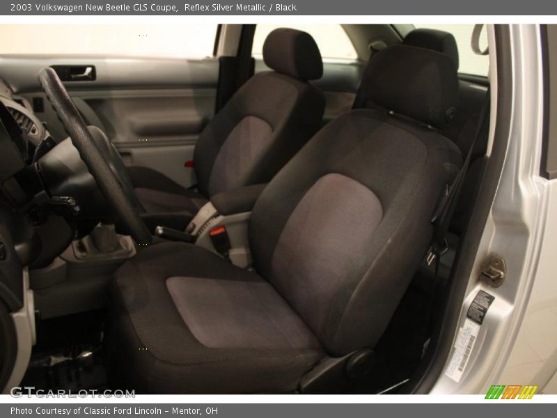 Reflex Silver Metallic / Black 2003 Volkswagen New Beetle GLS Coupe