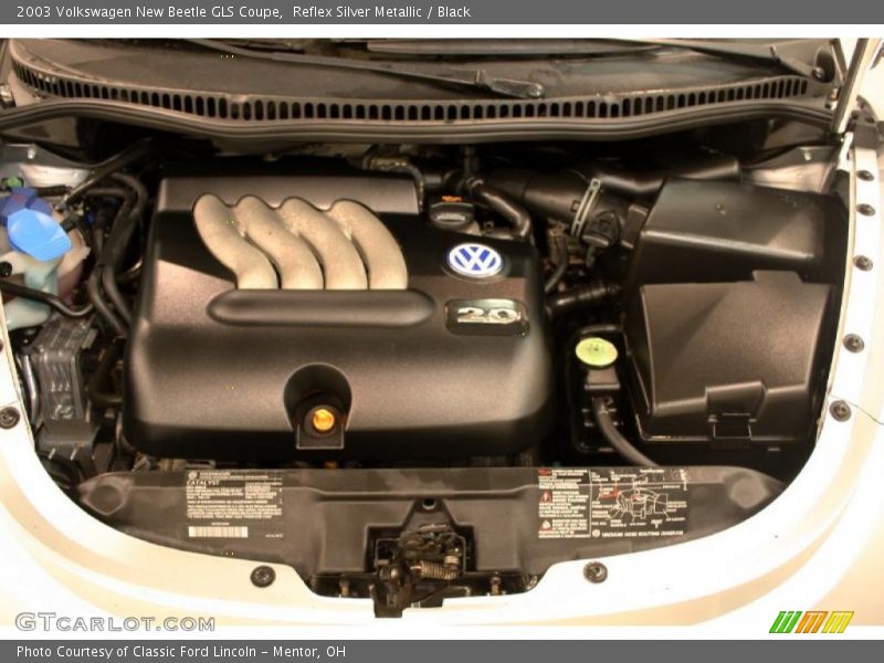 Reflex Silver Metallic / Black 2003 Volkswagen New Beetle GLS Coupe