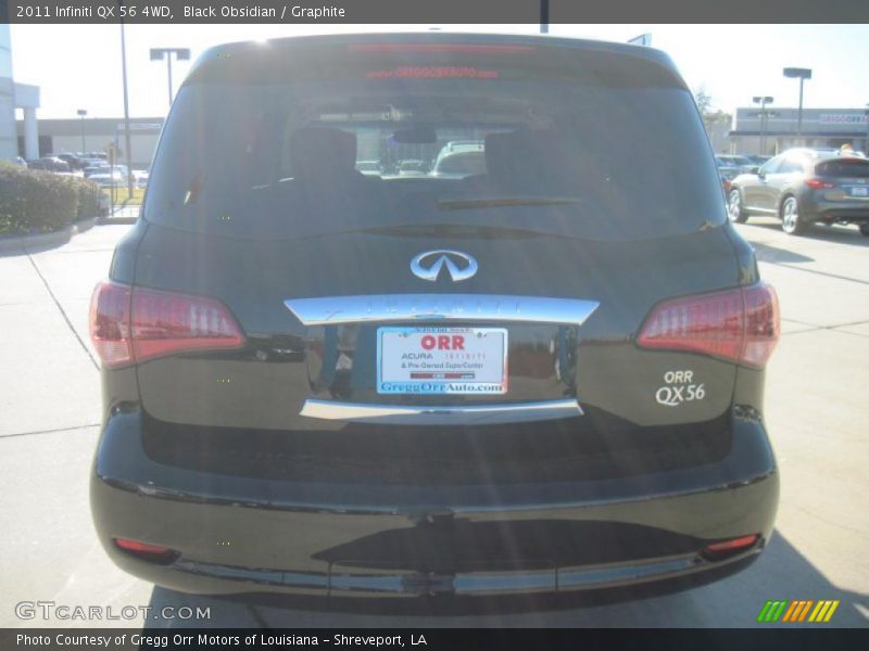 Black Obsidian / Graphite 2011 Infiniti QX 56 4WD