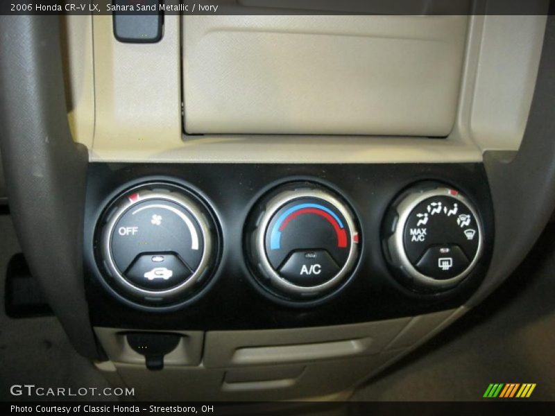 Controls of 2006 CR-V LX
