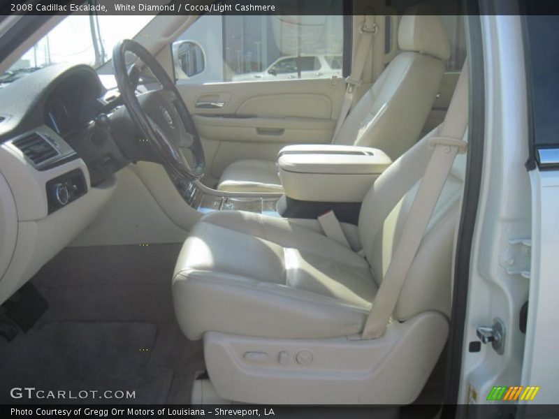 White Diamond / Cocoa/Light Cashmere 2008 Cadillac Escalade
