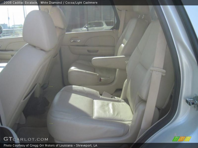 White Diamond / Cocoa/Light Cashmere 2008 Cadillac Escalade