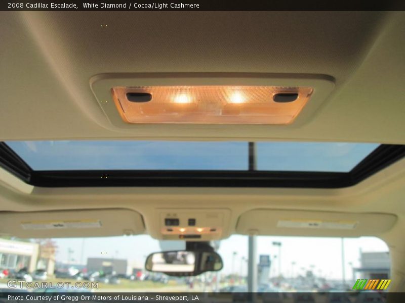 White Diamond / Cocoa/Light Cashmere 2008 Cadillac Escalade