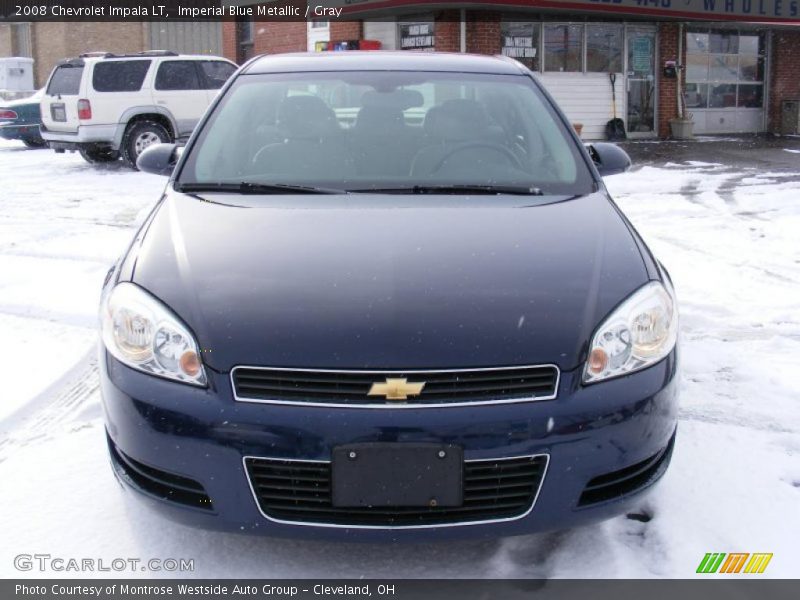 Imperial Blue Metallic / Gray 2008 Chevrolet Impala LT