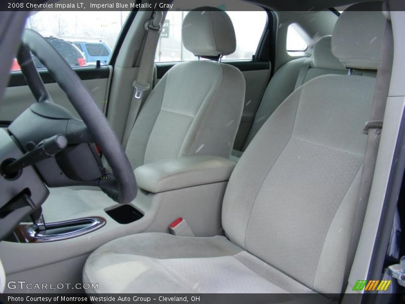 Imperial Blue Metallic / Gray 2008 Chevrolet Impala LT