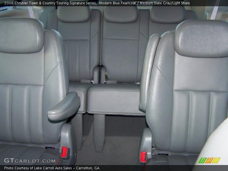 Modern Blue Pearlcoat / Medium Slate Gray/Light Shale 2008 Chrysler Town & Country Touring Signature Series