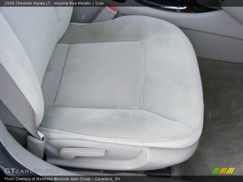 Imperial Blue Metallic / Gray 2008 Chevrolet Impala LT
