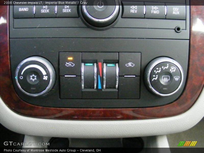 Imperial Blue Metallic / Gray 2008 Chevrolet Impala LT