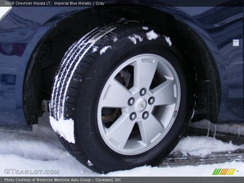 Imperial Blue Metallic / Gray 2008 Chevrolet Impala LT