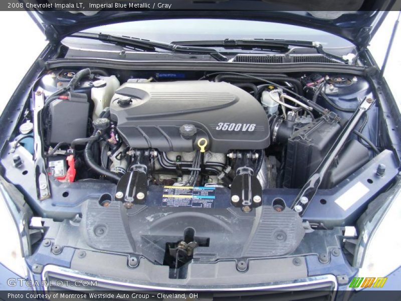 Imperial Blue Metallic / Gray 2008 Chevrolet Impala LT