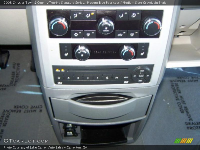 Modern Blue Pearlcoat / Medium Slate Gray/Light Shale 2008 Chrysler Town & Country Touring Signature Series