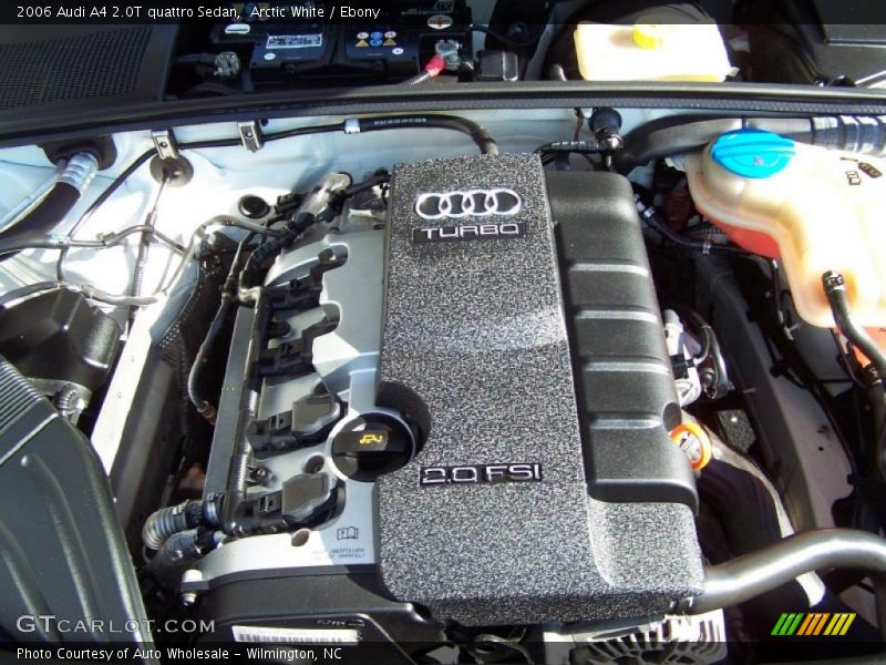  2006 A4 2.0T quattro Sedan Engine - 2.0 Liter FSI Turbocharged DOHC 16-Valve VVT 4 Cylinder