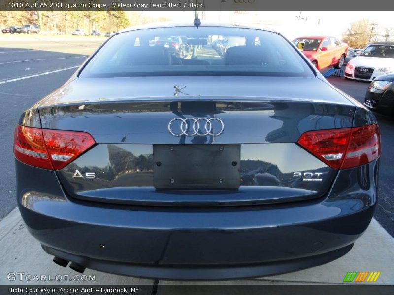 Meteor Gray Pearl Effect / Black 2010 Audi A5 2.0T quattro Coupe