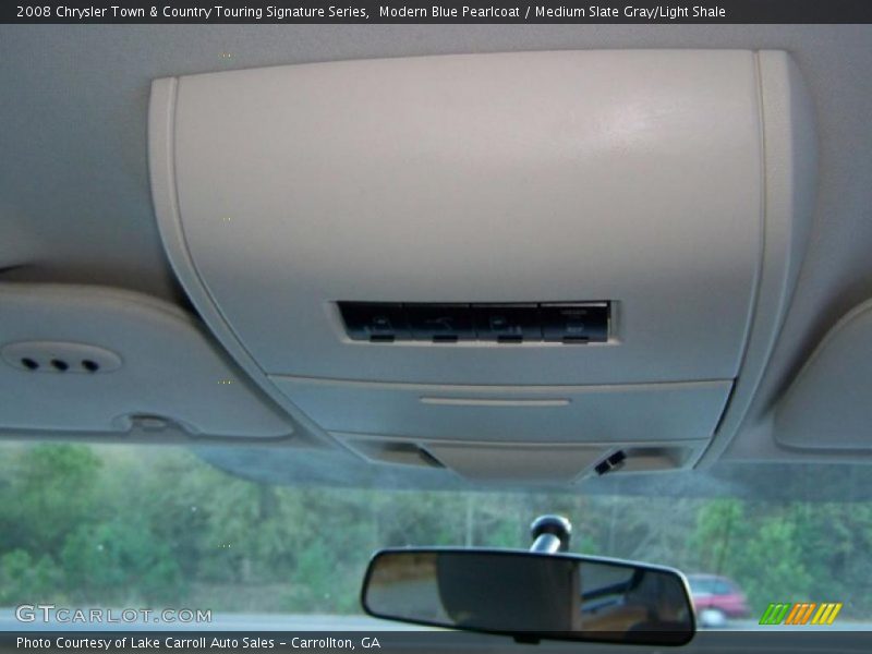 Modern Blue Pearlcoat / Medium Slate Gray/Light Shale 2008 Chrysler Town & Country Touring Signature Series