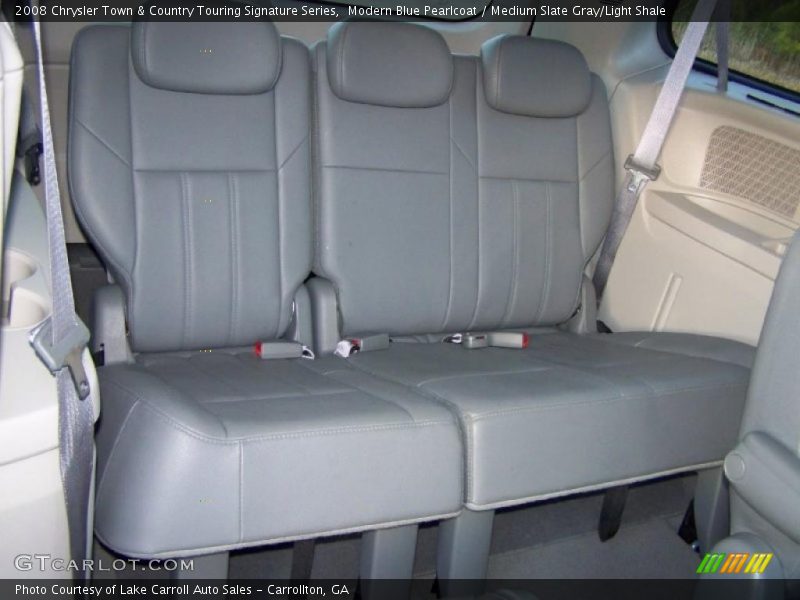 Modern Blue Pearlcoat / Medium Slate Gray/Light Shale 2008 Chrysler Town & Country Touring Signature Series